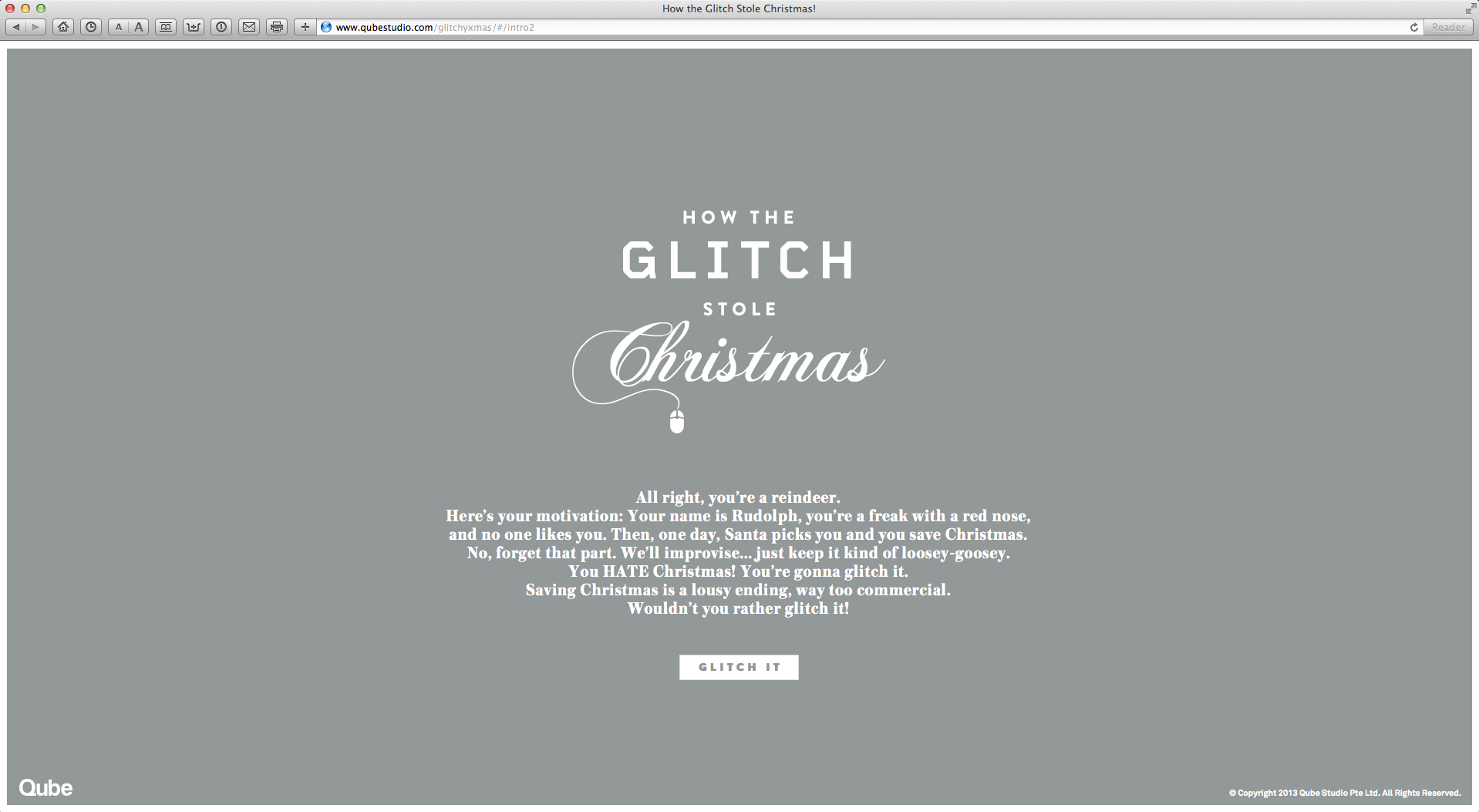 How the Glitch Stole Christmas 